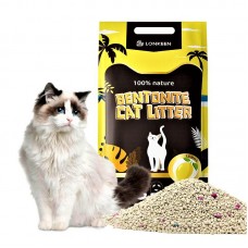 Lonkeen Bentonite Cat Litter 25L  Lemon 