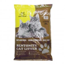 Cat Partner Bentonite Dust Free Clumping Litter 25 L – Coffee