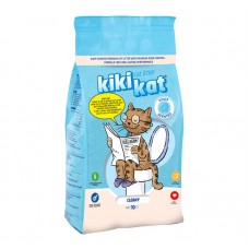Kiki Kat White Bentonite Clumping Cat Litter –Cleany- Soap Scented-20 L (17.4 Kg)
