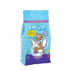 Kiki Kat White Bentonite Clumping Cat Litter –Lavender Fields-10 L (8.7 Kg)