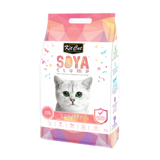 Kit Cat Soya Clump Soybean Litter – Confetti 7L